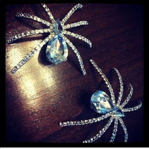 Crystal Spider Broach